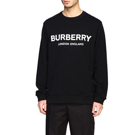 burberry black sweatshirt|burberry sweatshirts for men.